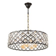 Chandelier 91298/5 E14 40W Black 50x50x76 cm