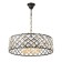 Chandelier 91298/5 E14 40W Black 50x50x76 cm