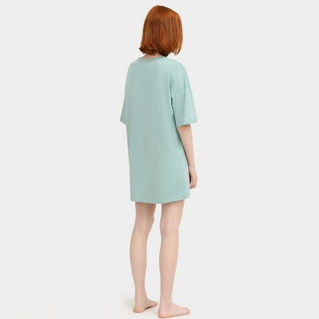 Homemade dress, mint color, size 48 (l)-3