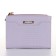 Women's wallet on the button, lilac color