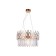 Crystal suspension chandelier ambrella like, Traditional, TR5263, E14, Color Gold