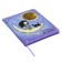 Universal Diary Grade 1-11, 48 sheets "Girl on the Moon", solid cover of artificial leather, applique, liesa, OFSET block