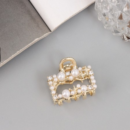 Hair crab "Samantha Galant" straight, 3 cm, gold-1