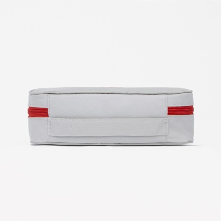 Cosmetic bag - a first -aid kit with a zipper, white color-1