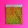 Gift holographic package with sticky tape, "starry sky", 10x10+2 cm set 5pcs