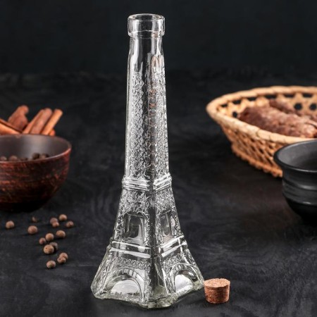 Glass bottle for sauces and oil "Paris", 200 ml, h = 24 cm-1