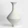 Vase for flowers decorative "Stella" color white 25 x 16 x 16 cm