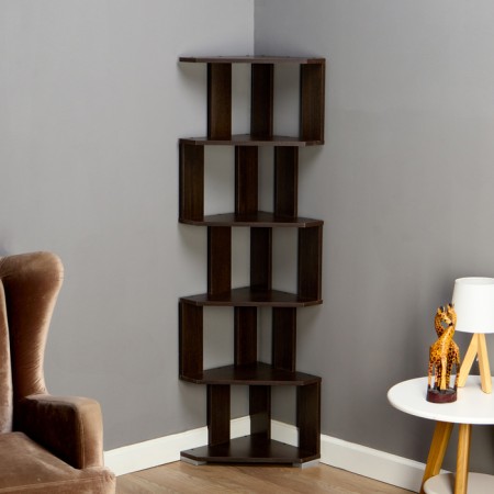 Corner rack 380x380x1563 cm, wenge-1