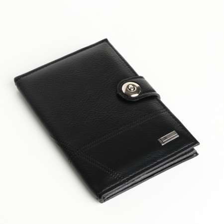 Cover 2 in 1, for auto documents and passports on a magnet, brown color-2