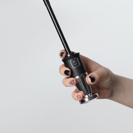 Automatic umbrella "Night", 3 additions, 10 spokes, r = 51 cm, black color-8