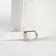 Women's backpack city, Textura, white color