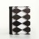 Women's wallet on the button, black color