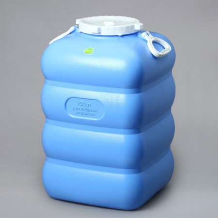 Food flash, 100 l, neck 19 cm, blue-1