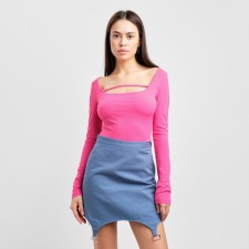 Female jumper with a neckline Mist, p. 44-46, pink