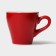 Coffee steam porcelain Magistro Coffee Time, 2 objects: a cup 80 ml, a saucer d = 12.5 cm, red color