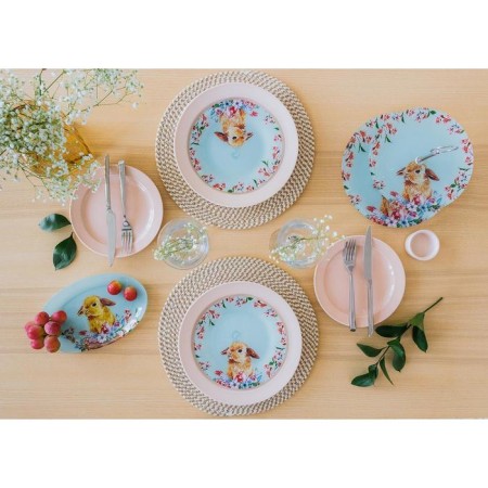 Plate Glass Dessert Dolyana "Rabbit", D = 20 cm-7