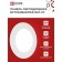 LED panel In Home RLP-VC, 6 W, 230 V, 4000 K, 420 lm, 95x30 mm, round, white