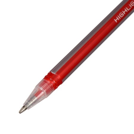 Set of gel pens 12 colors, striped silver body, in a blister on the button-3