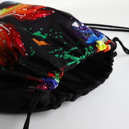 Back for shoes on the lace, black/multi -colored color-2
