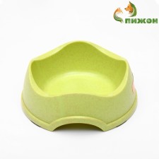 Bamboo bowl 400 ml, 17 x 6 cm, green
