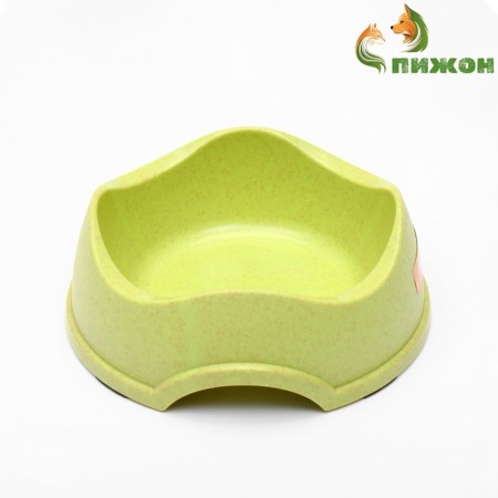 Bamboo bowl 400 ml, 17 x 6 cm, green