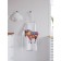Apron kitchen with a “mosaic bull” photo print, adjustable, size OS