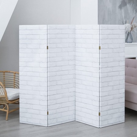Interior screens (Kind wall) "Brick wall", 50 x 160 cm (loops in the kit)-4