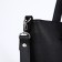 Bag Vita with a zipper, black color