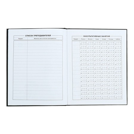 Universal Grade 1-11 Diary, 48 sheets "Bear with an umbrella", hard cover, matte lamination, universal cheat sheet, block 65 g/m2-5