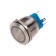 Anti-Vandal button Ø22 12V (LED) B/Fix (5C) OFF- (ON)/ON- (OFF) subvar/blue rexant