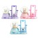 Sanding clock "Bunny", souvenir, with backlight, 17 x 8.6 x 13 cm, mix