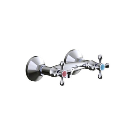 Shower mixer "RMS" SL71-003, two-wound, shower set, zinc, chrome