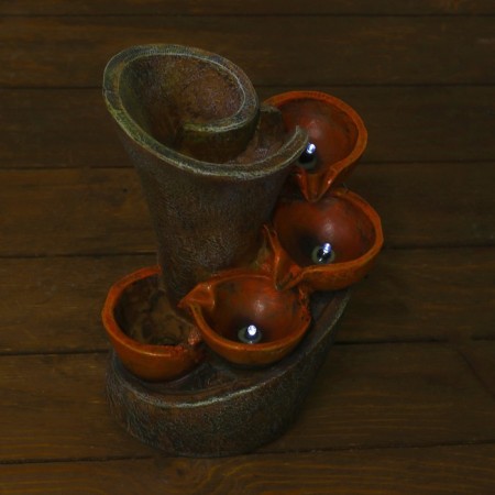 Fountain "Lupine" Cups, 18.5x18x24 cm (with backlight)-2