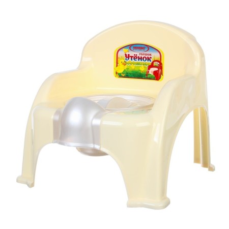 Pot children's “duckling” with a lid, ivory / white 310x295x280mm-1