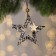 New Year's suspension "Star" 8.5 × 8.5 cm