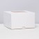 Packaging for 4 mini-driving white with a window, 13 x 13 x 8 cm