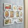 Photo frame in 9 photos 10x10, 10x15 cm "Paris" White 43x55x2.5 cm