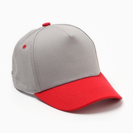 Children's cap KAFTAN R.52-54 Gray/Red-4