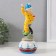 Souvenir Ceramics Musical "Clown juggles sitting on the wheel" 8.5x8.5x22 cm
