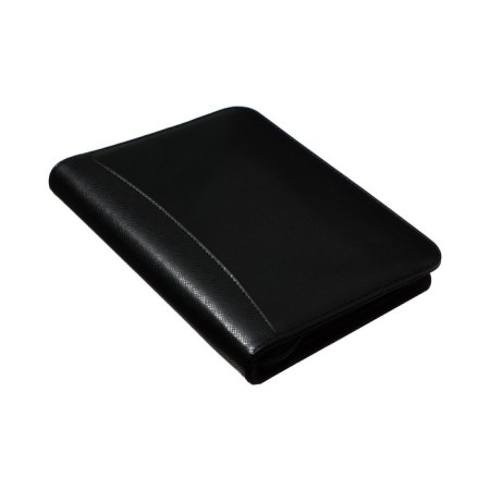 Organizer on rings A5, 100 sheets in a ruler, with a calculator, on a zipper, black-7