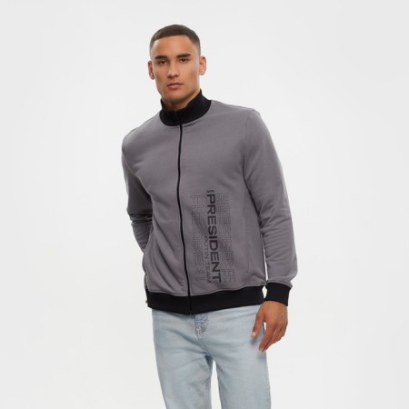 President Lightning Holstery, size l, color gray-1