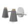 Sport "Conus" 2x40W E27 gray 30x12x16 cm