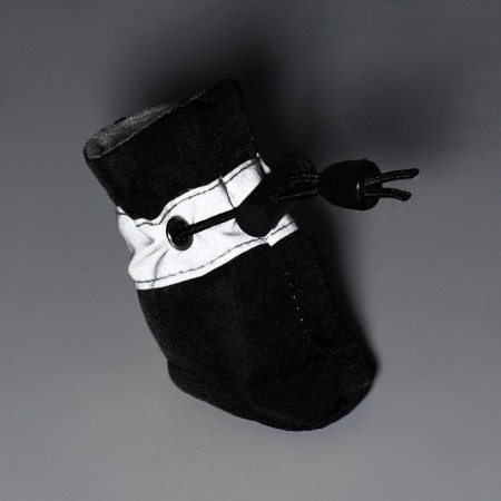 Dog boots "comfort" with weighting, set 4 pcs, size 3 (4, 5 x 3, 5 cm), black-6