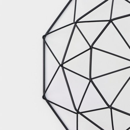 Fruitor Dolyana "Geometry", 26 × 26 × 8 cm, black color-3
