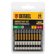 A set of torsion Denzel 11692, laser processing of a slot, PZ2 x 50 mm, steel S2, 10 pcs.