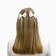 Hair hairpin white bow, set, 2 pcs, 7.5 cm, princesses