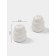 Set for spices of the “Zephyr” share, Solonka, List, 100 ml, ceramics, white