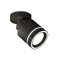 Комплект накладного поворотного светильника с акрилом Ambrella light, Techno, XM8111003, цвет чёрный песок