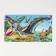 Children's wooden puzzle according to the numbers "Dinosaurs" mix