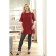 Female dress, size 52, burgundy color